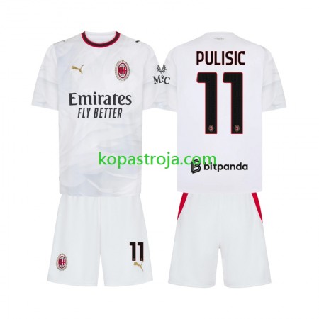 Billiga Fotbollströjor AC Milan Pulisic 11 Barn Borta tröja 2026/27 Kortärmad